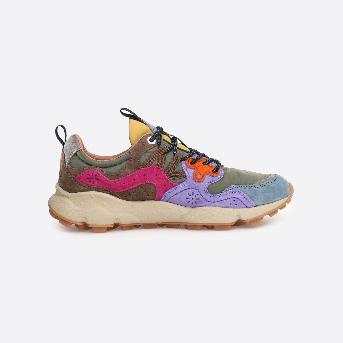 Flower Mountain Yamano 3 Trainers in Kaki / Multi – Our Daily Edit.
